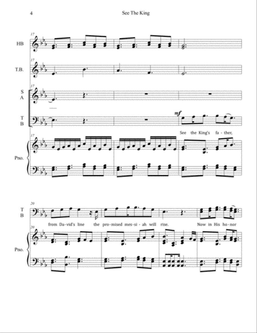See The King 4-Part scores gallery preview page 4