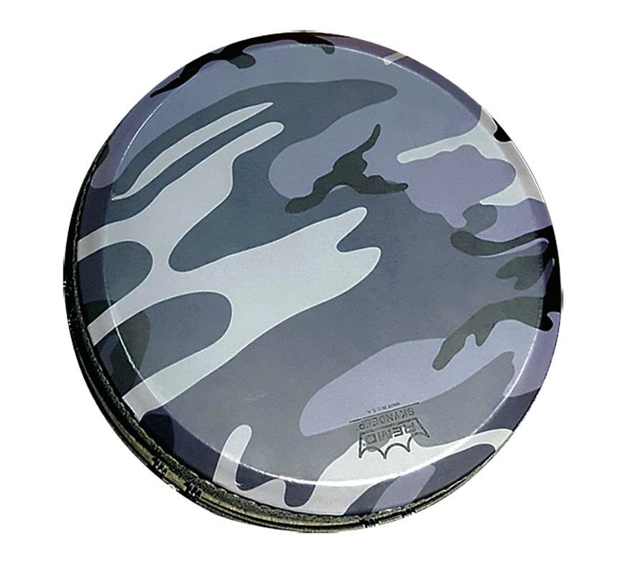 Drumhead, M2 Type, Skyndeep, Urban Camouflage Graphic, 14“ Diameter, 2.5” Collar