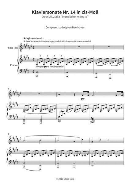 Piano Sonata No. 14 (Moonlight Sonata) image number null