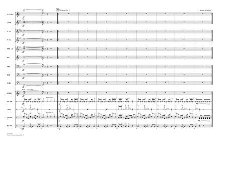 Frozen Parade Sequence - Conductor Score (Full Score)