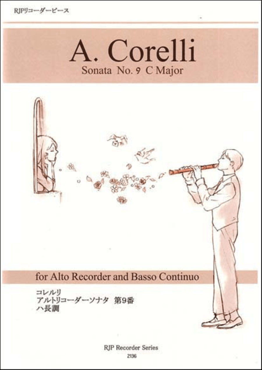 Sonata in C Major, Op. 5-9 Alto Recorder scores gallery preview page 1