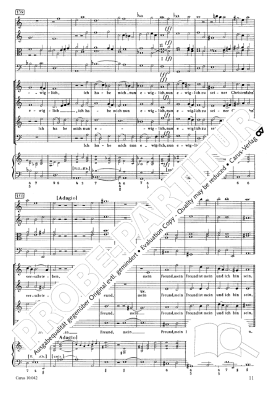 Mein Freund ist mein 4-Part scores gallery preview page 12