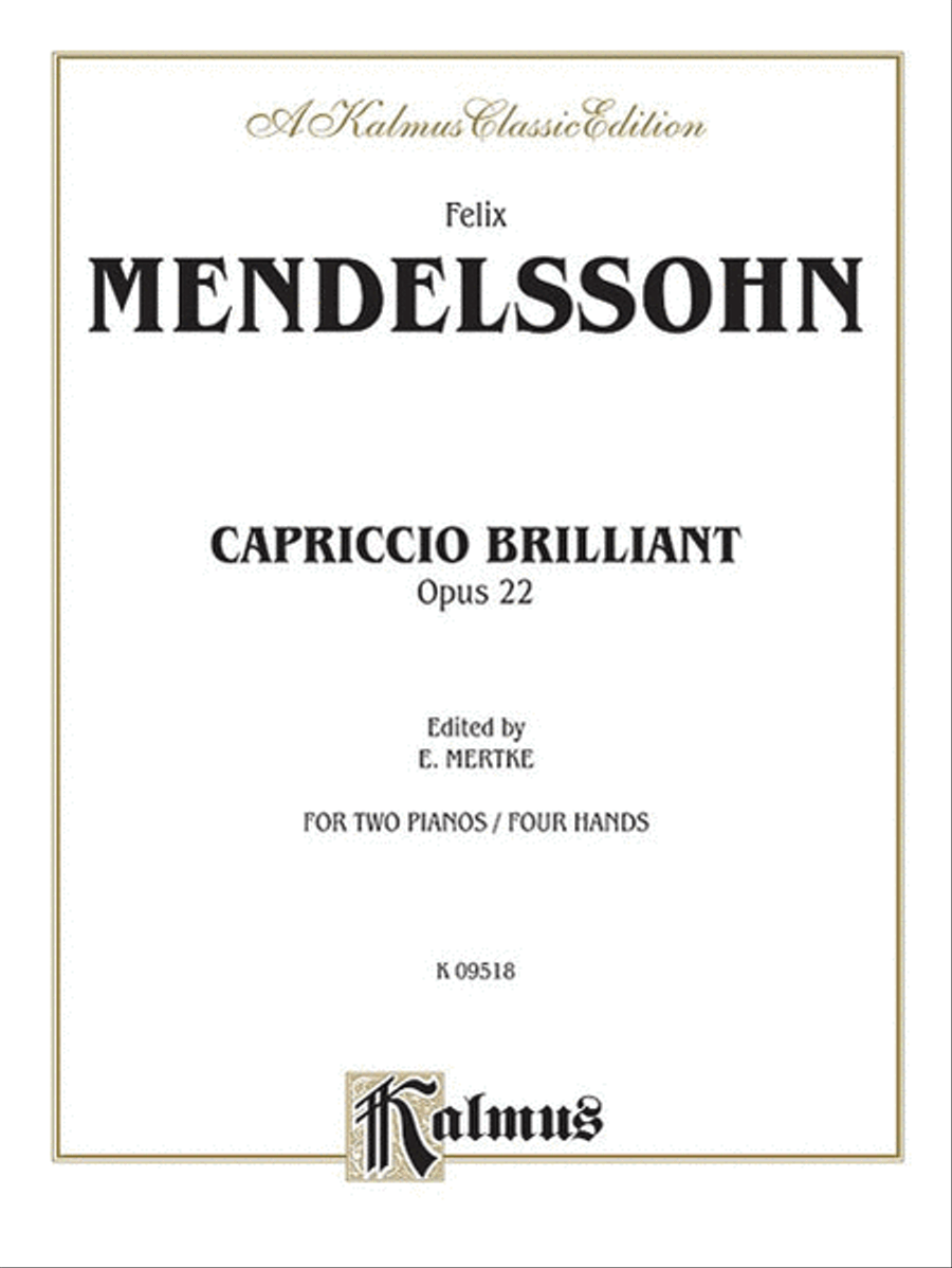Capriccio Brillante, Op. 22 Small Ensemble scores gallery preview page 1