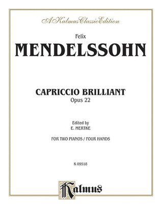 Book cover for Capriccio Brillante, Op. 22