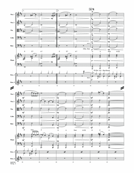 Strong (from the Motion Picture Cinderella) (arr. James Kazik) - Conductor Score (Full Score)