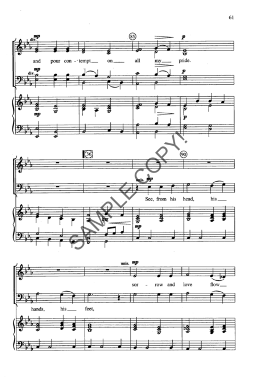 Shadow of the Cross 4-Part scores gallery preview page 47