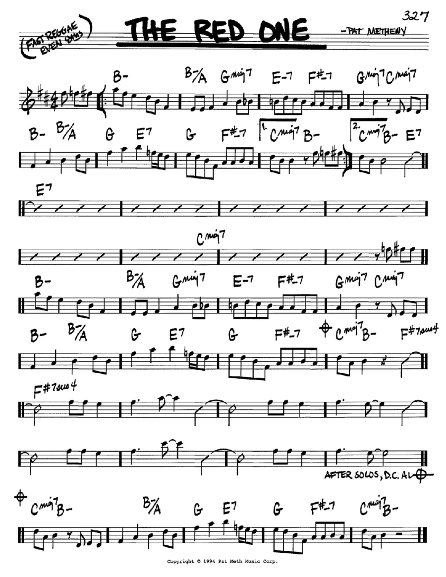 The Red One Piano scores gallery preview page 1