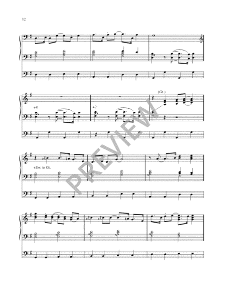 Hymn Harmonizations for Organ - Volume 3 Organ scores gallery preview page 15