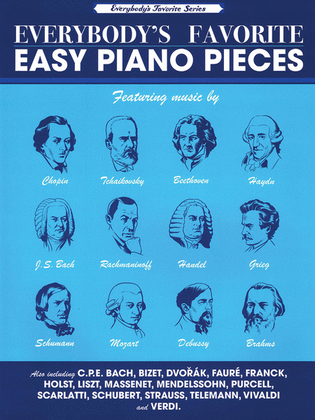 Book cover for Everybody's Favorite Easy Piano Pieces