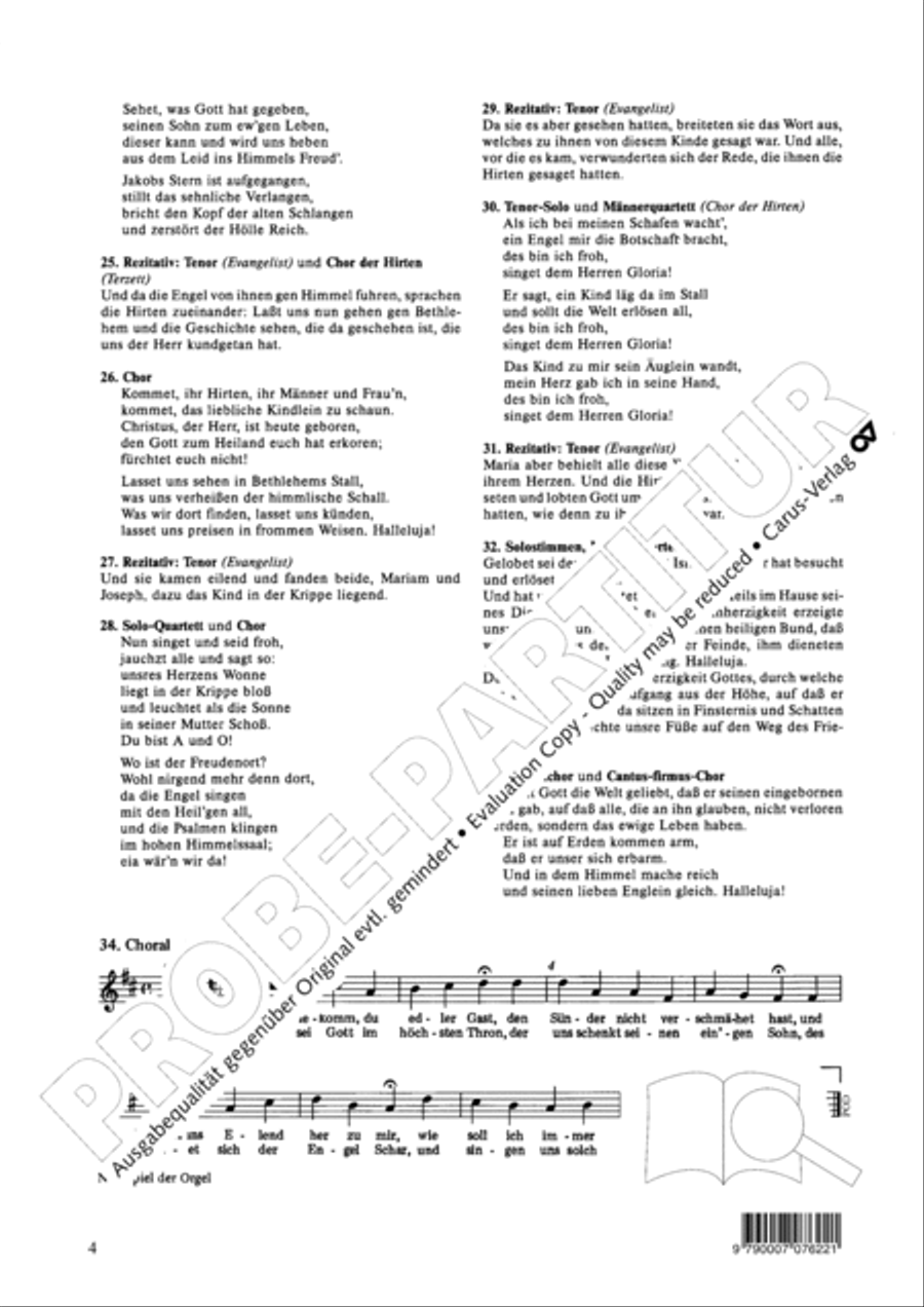 Die Geburt Christi SSA scores gallery preview page 5