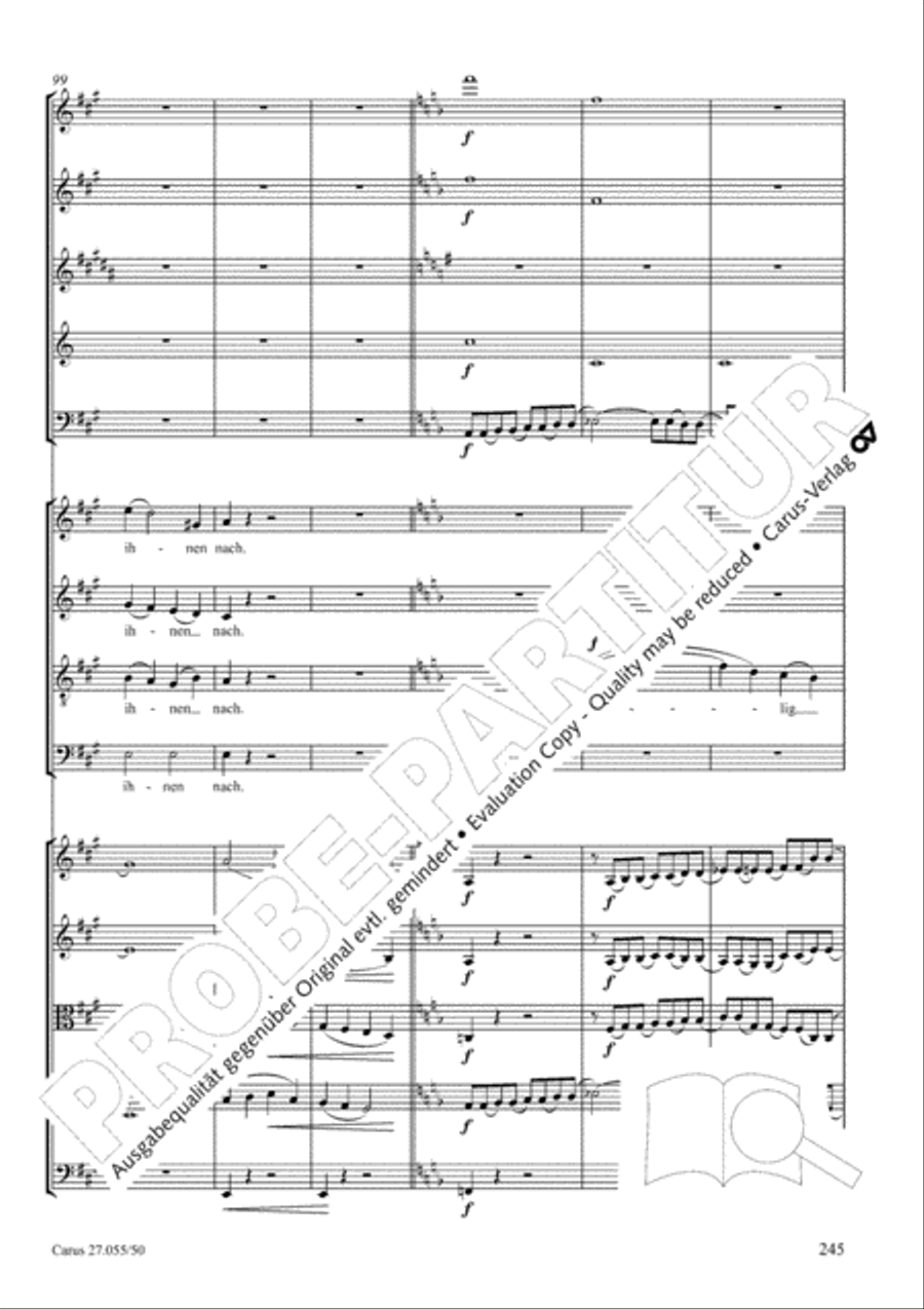 Ein Deutsches Requiem (German Requiem) 4-Part scores gallery preview page 252