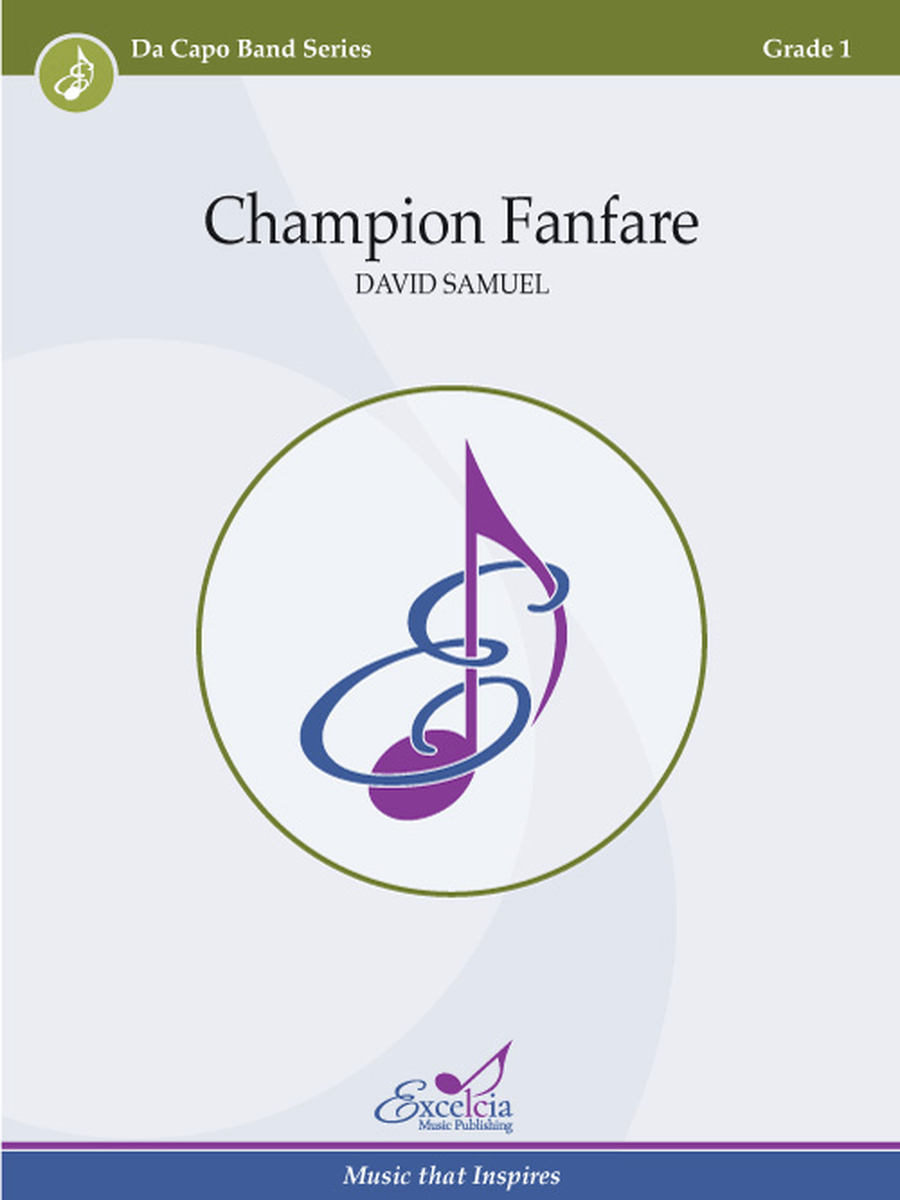 Champion Fanfare Concert Band scores gallery preview page 1