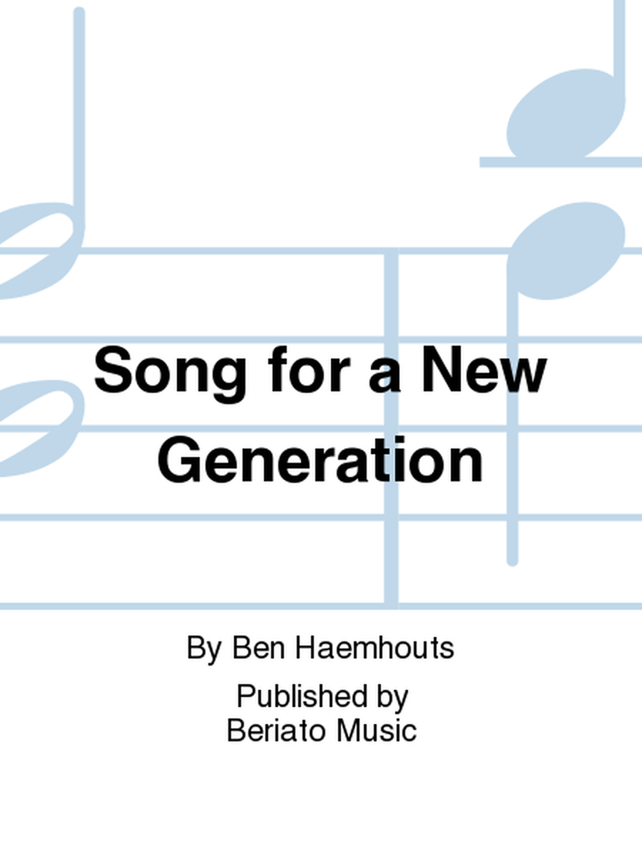 Song for a New Generation image number null