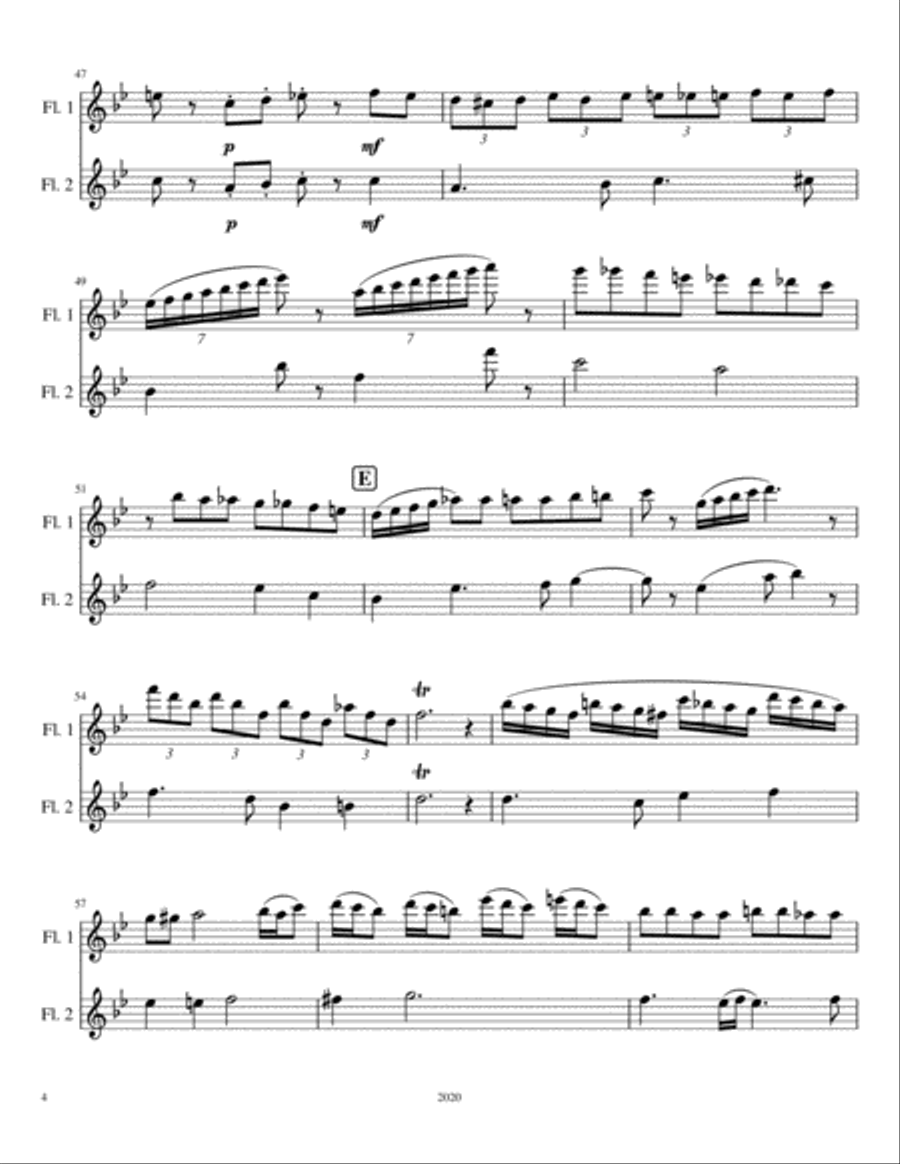 May Fly Flute Duet scores gallery preview page 4