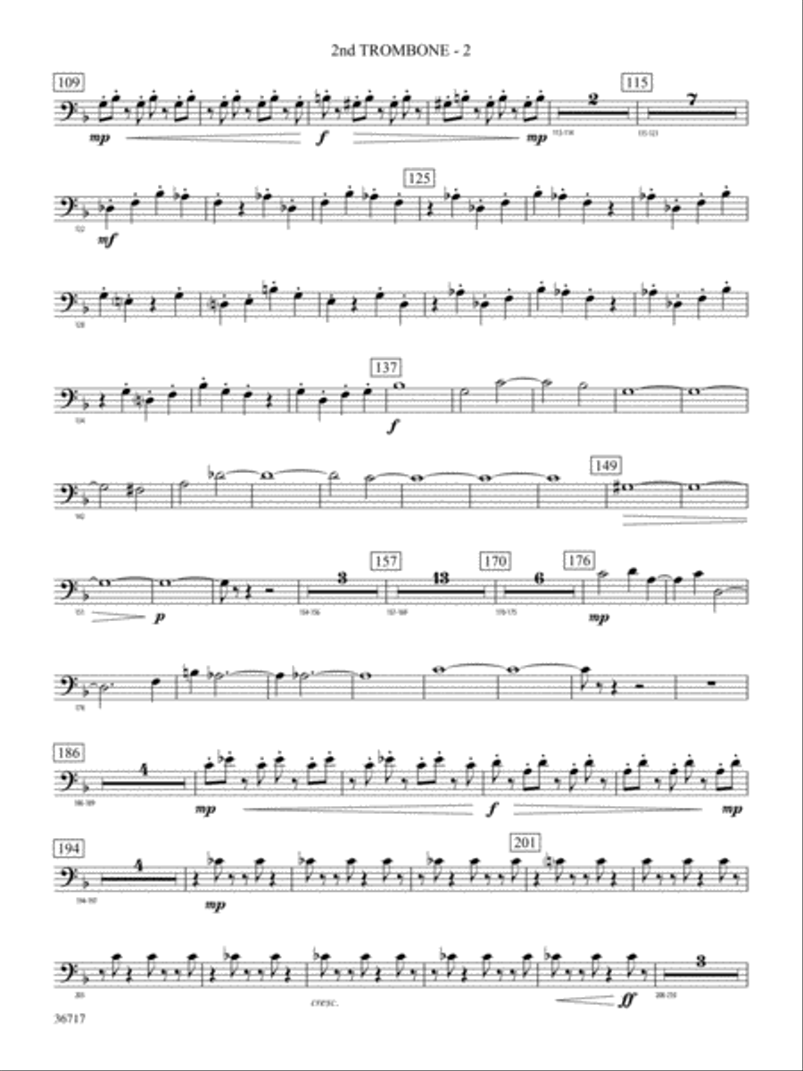 Sparkle: 2nd Trombone Concert Band scores gallery preview page 2