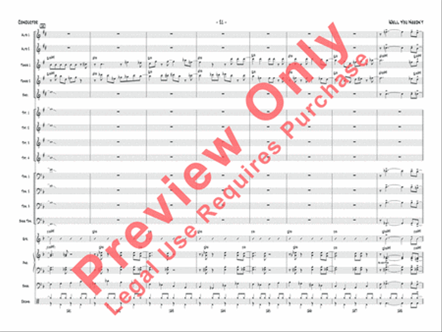 Well You Needn't Jazz Ensemble scores gallery preview page 22