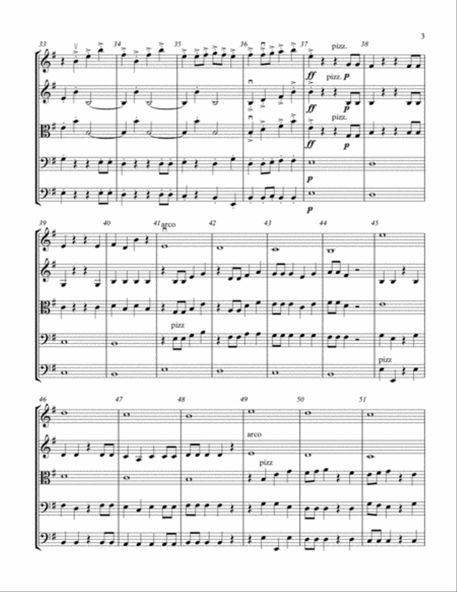 Airplanes (Beginning String Orchestra) String Orchestra scores gallery preview page 3