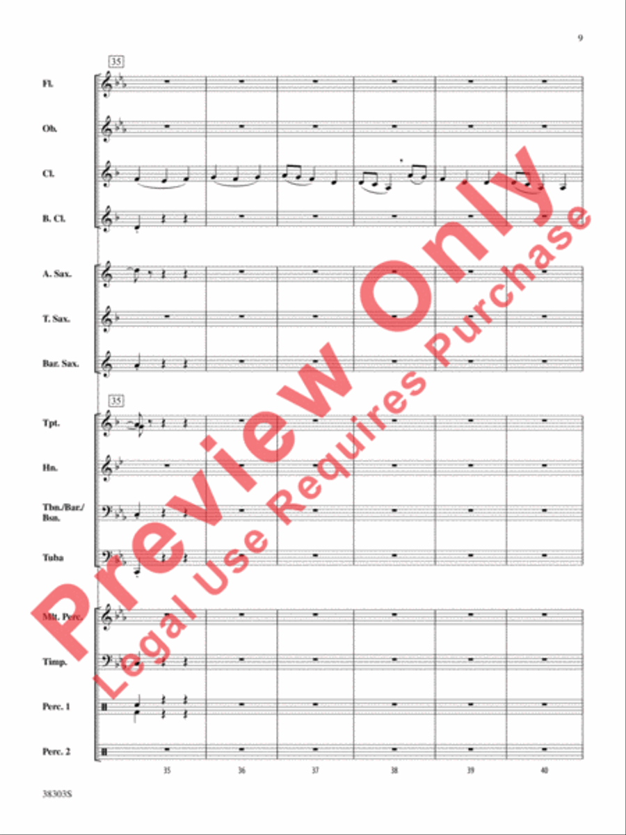 Ghost Ship Concert Band scores gallery preview page 10
