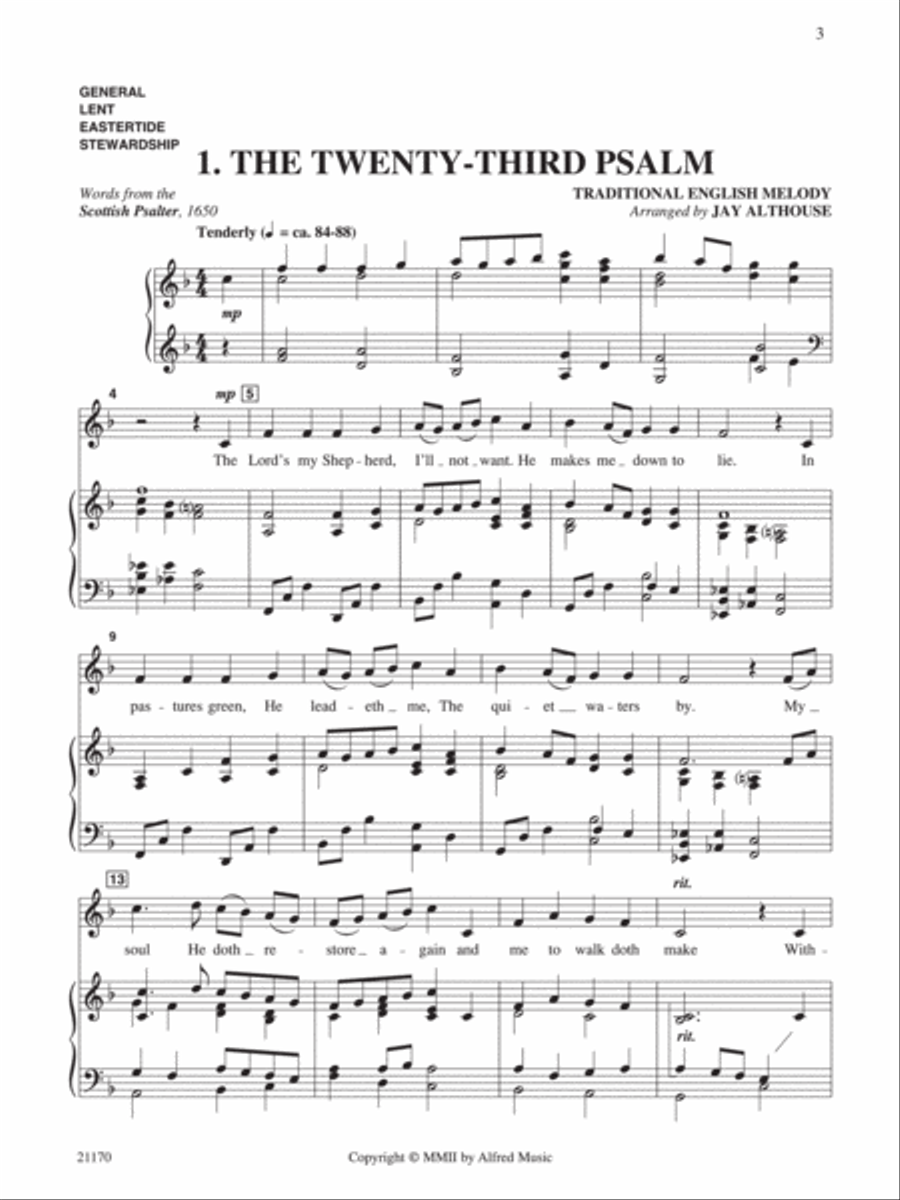 Sacred Solos for All Seasons Medium-High Voice scores gallery preview page 3