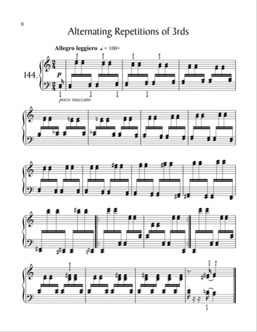 175 Exertudes, Book 5: Advanced II Piano Solo scores gallery preview page 6