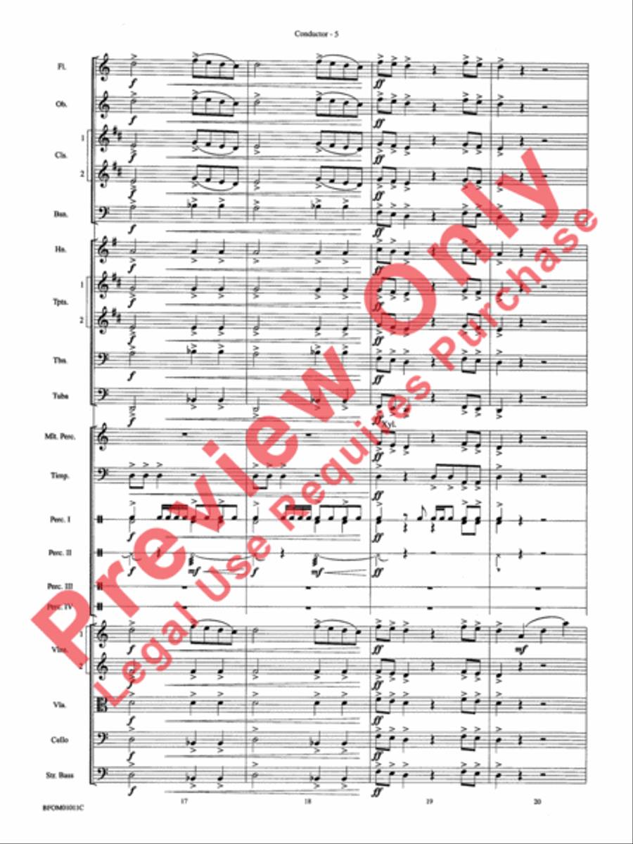 Dark Adventure Full Orchestra scores gallery preview page 8