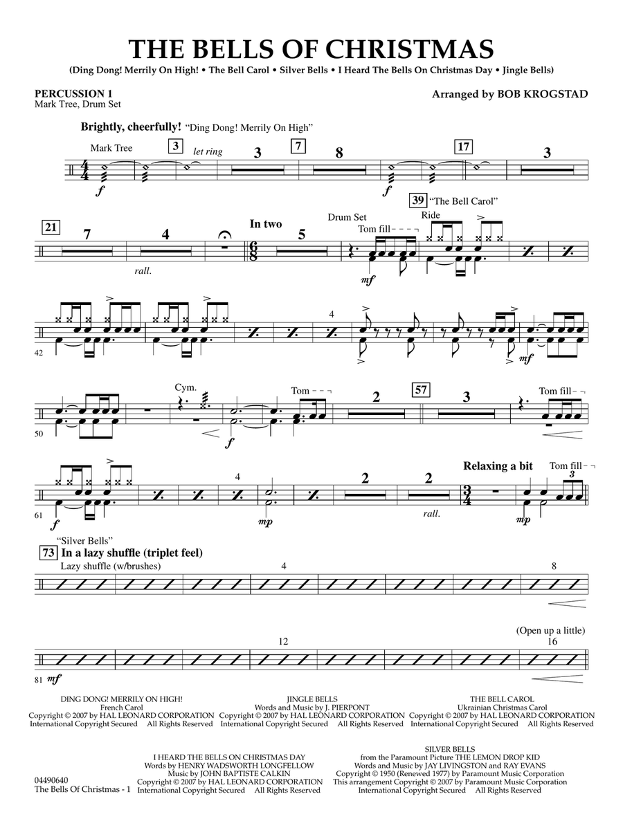 The Bells Of Christmas - Percussion 1