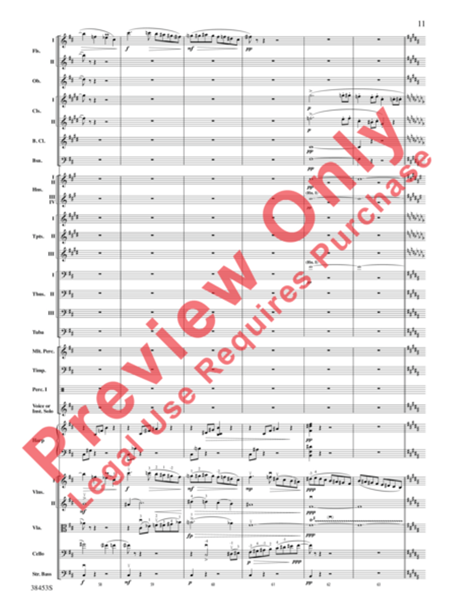 Ging heut Morgen übers Feld Full Orchestra scores gallery preview page 12
