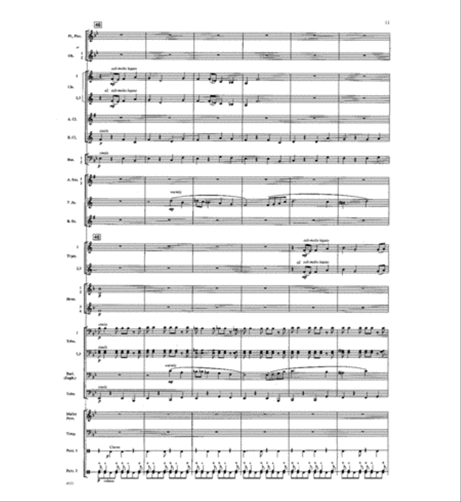 Dawn of a New Day Concert Band scores gallery preview page 10