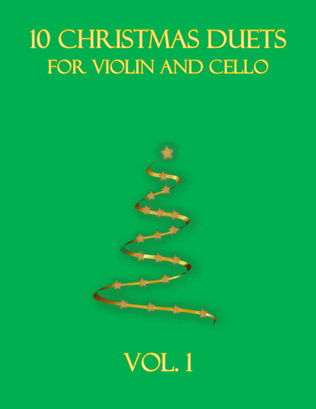 Book cover for 10 Christmas Duets for violin and cello (Vol. 1)