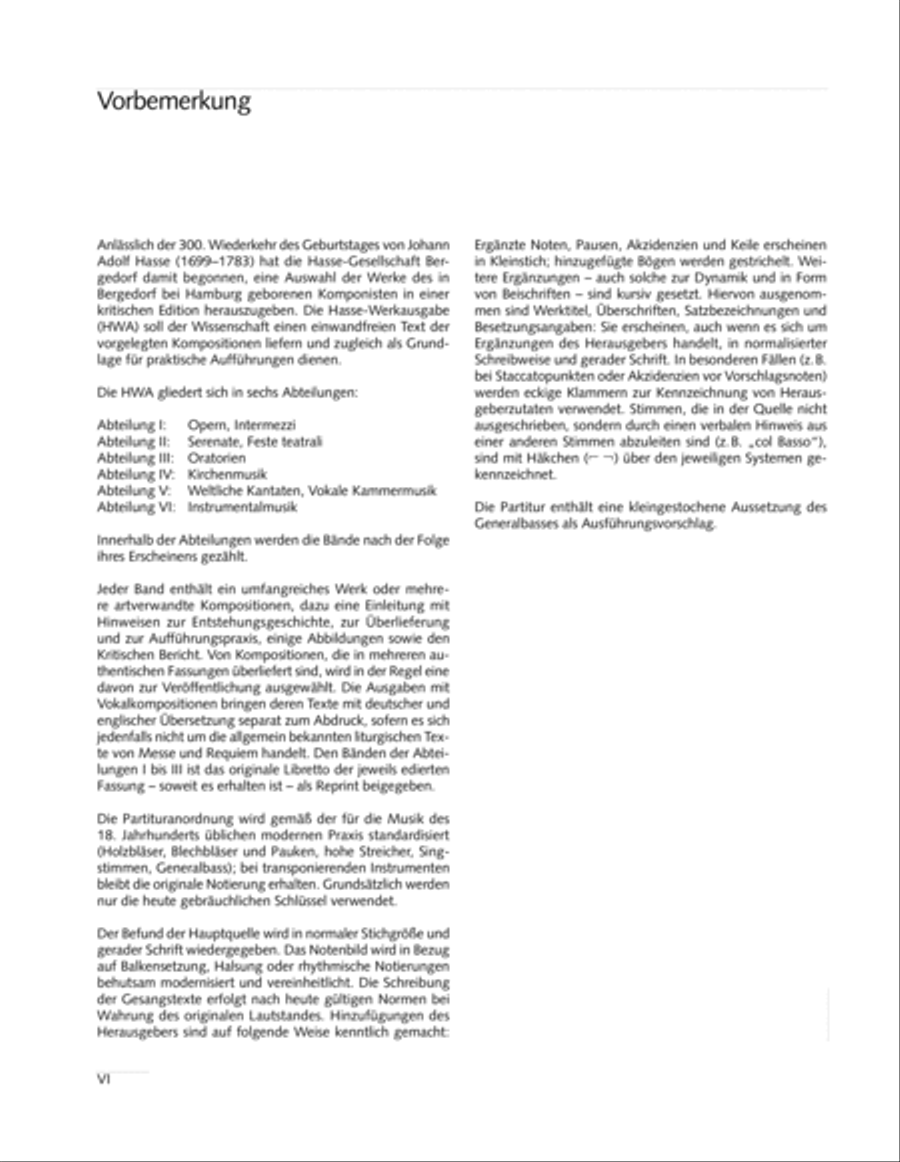 Missa in g. Hasse-Werkausgabe IV/3 4-Part scores gallery preview page 6