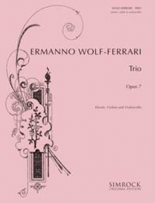 Book cover for Piano Trio in F# Major op. 7