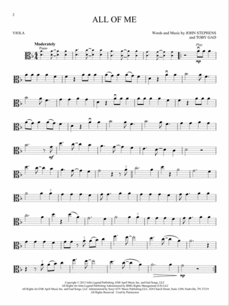 Simple Songs Simple Songs Viola Solo scores gallery preview page 3