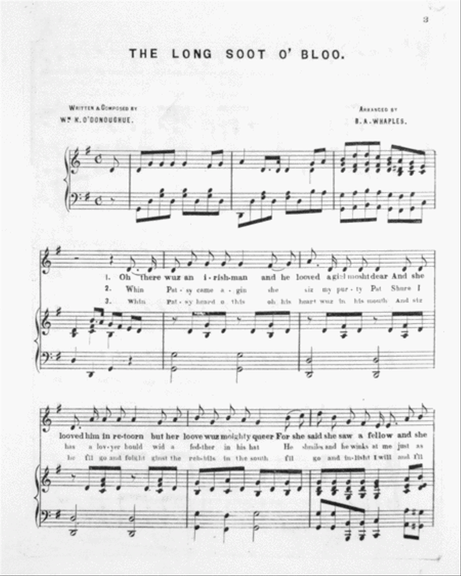 The Long Soot o Bloo Voice scores gallery preview page 2