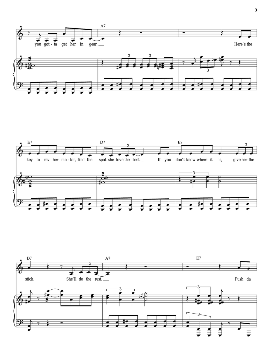Push Da Button Push Da Button Voice scores gallery preview page 3