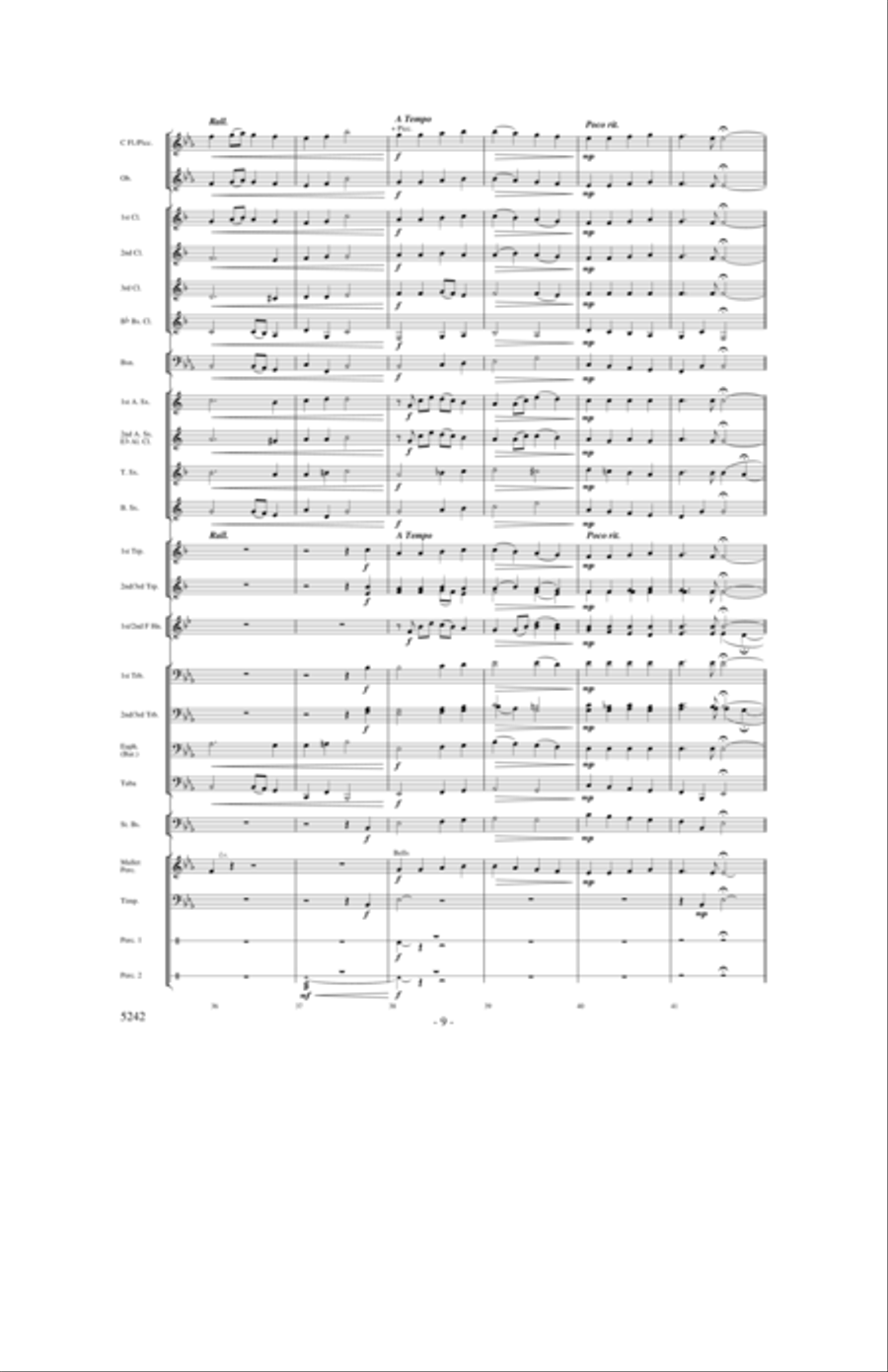 The Sounds of Christmas Joy Concert Band scores gallery preview page 8