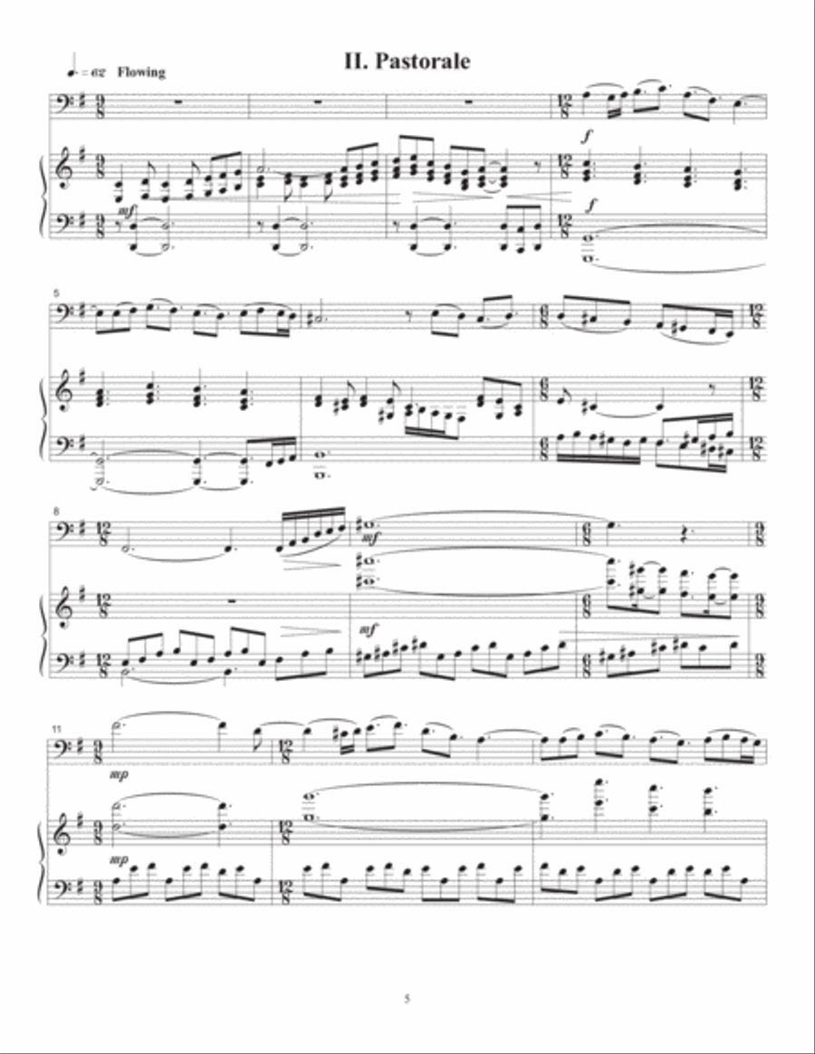 Sonatina for Cello & Piano Chamber Music scores gallery preview page 5