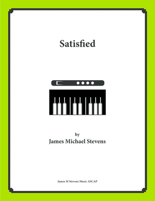 Book cover for Satisfied - Flute & Piano