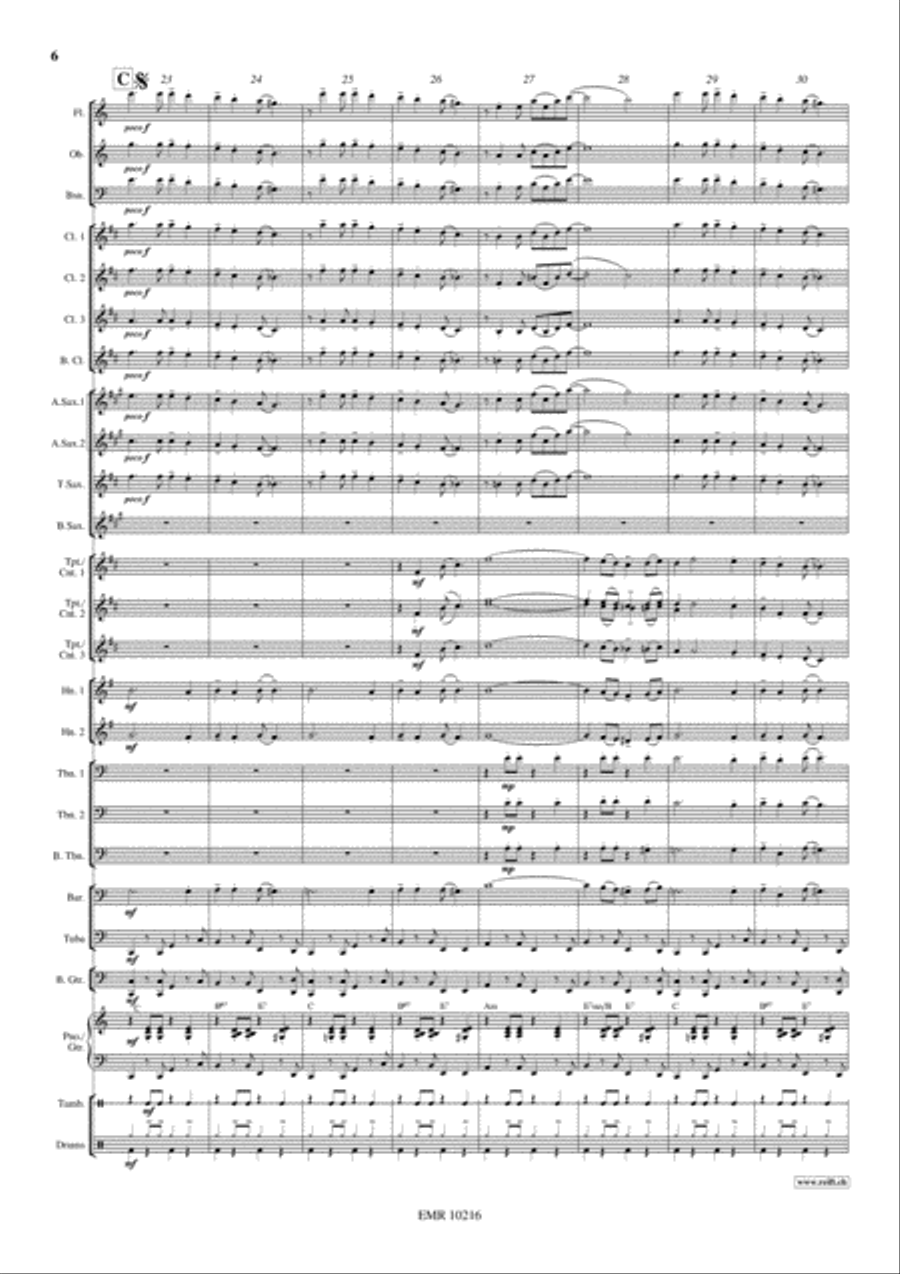 Nathalie Concert Band scores gallery preview page 7