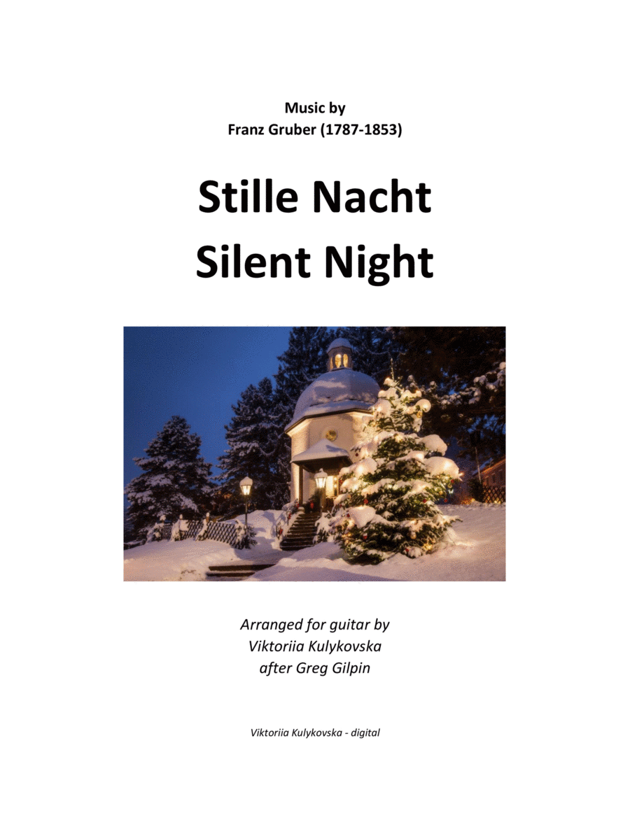 Stille Nacht/Silent Night Guitar scores gallery preview page 1