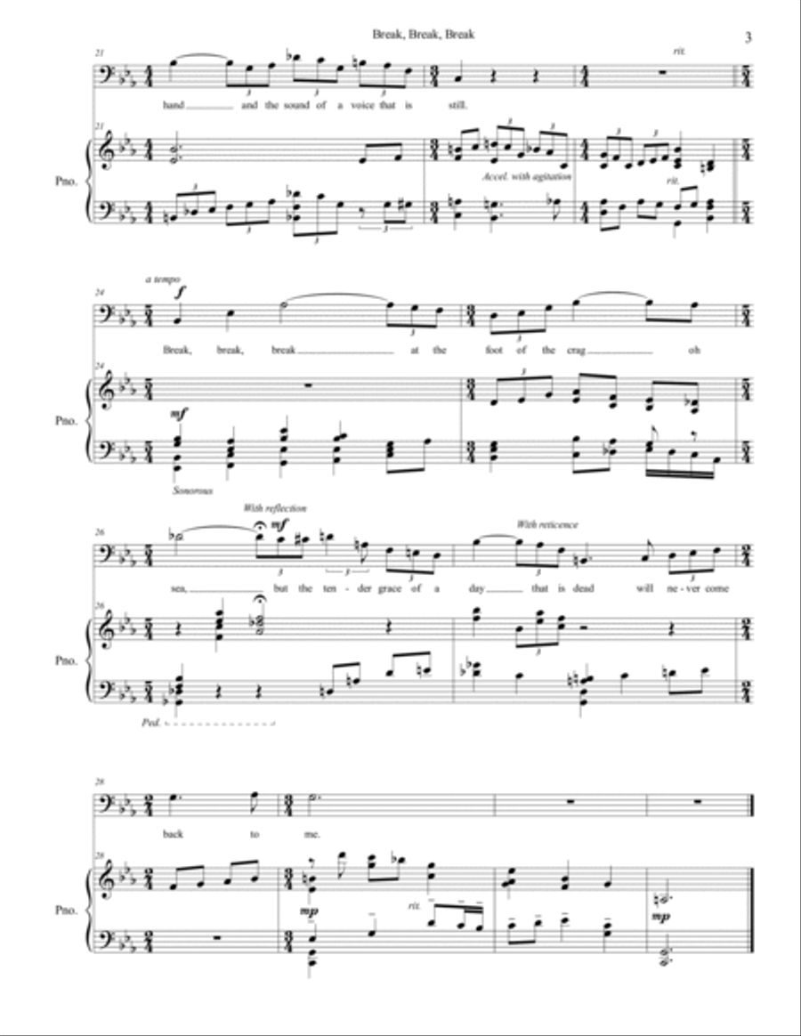 A Boy's Will (Original Key) Voice scores gallery preview page 4