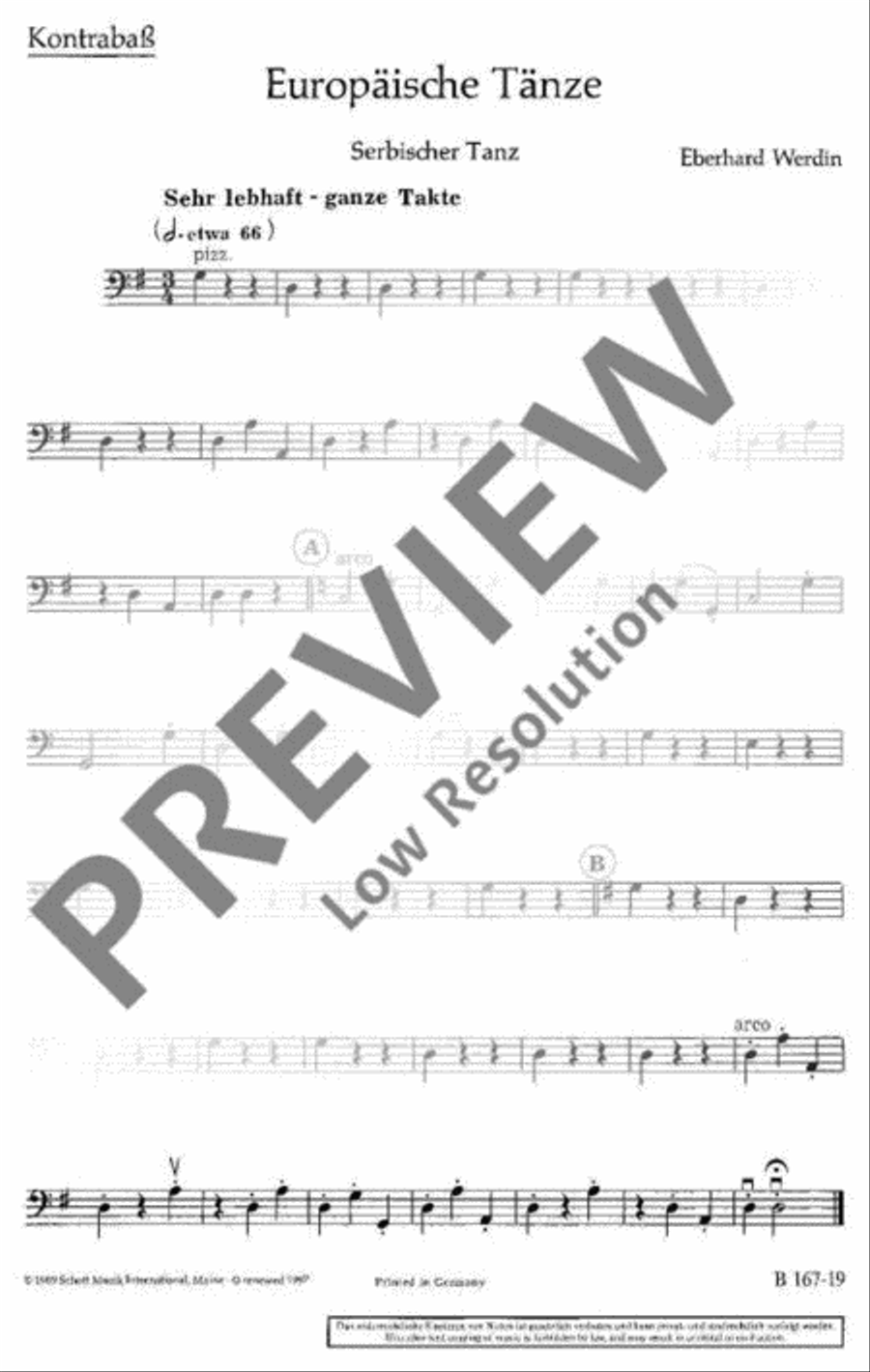 European Dance Double Bass scores gallery preview page 2