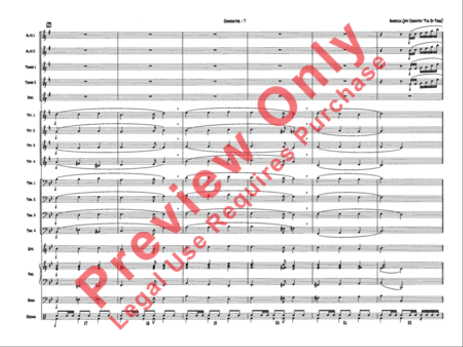 Superset #5: The Patriotic Collection (Medley) Jazz Ensemble scores gallery preview page 8