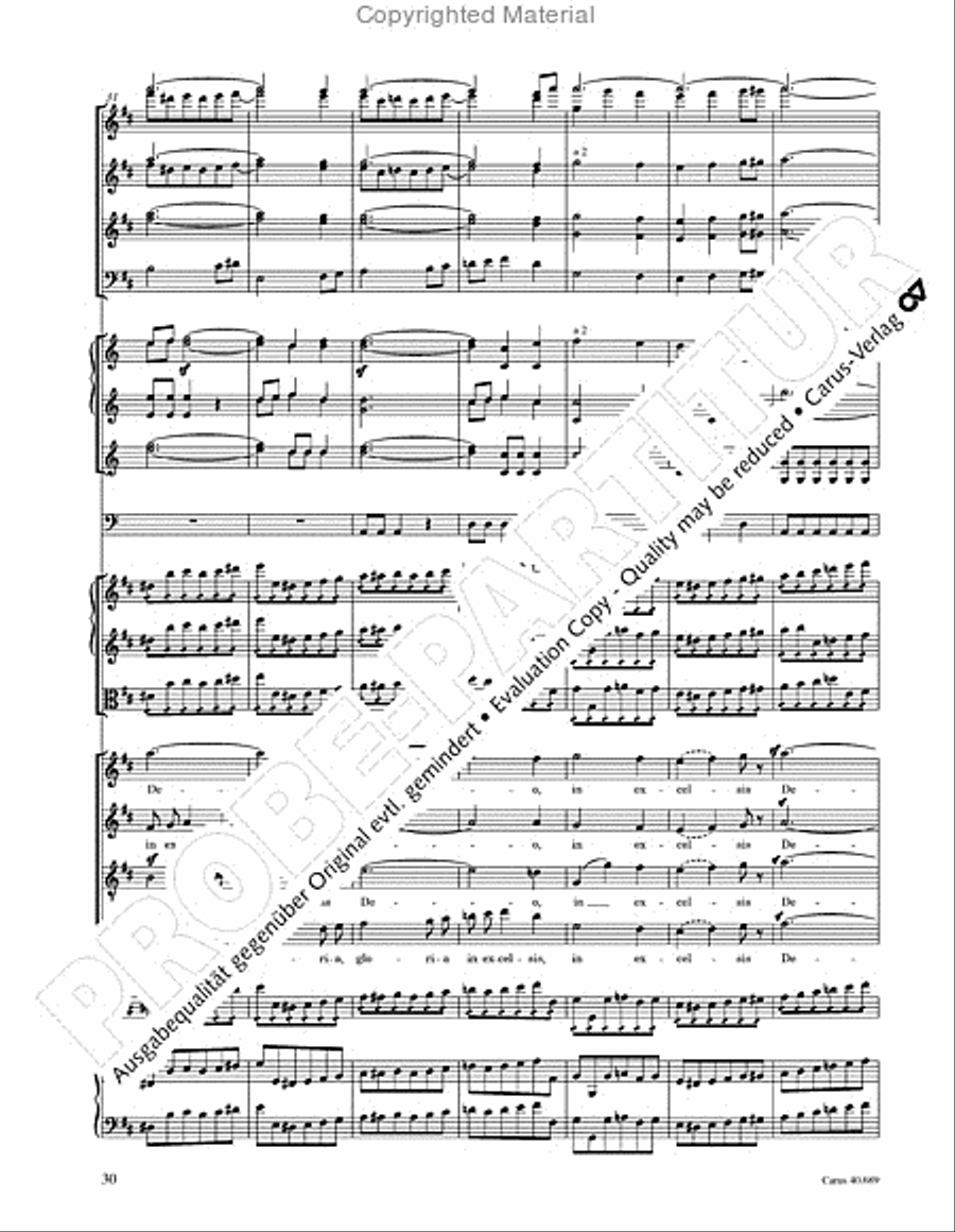 Missa solemnis Missa solemnis 4-Part scores gallery preview page 46