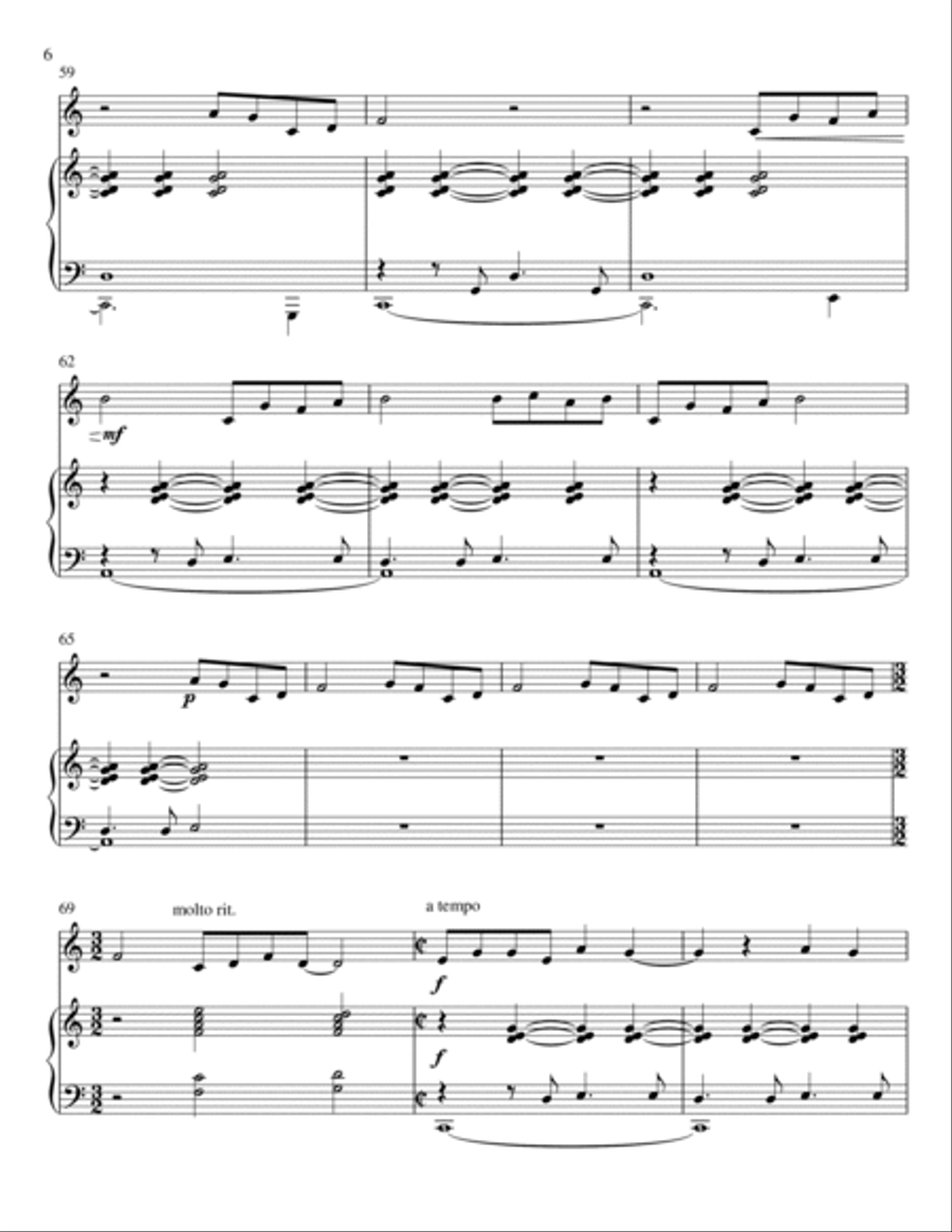 No One Is Alone No One Is Alone Small Ensemble scores gallery preview page 6