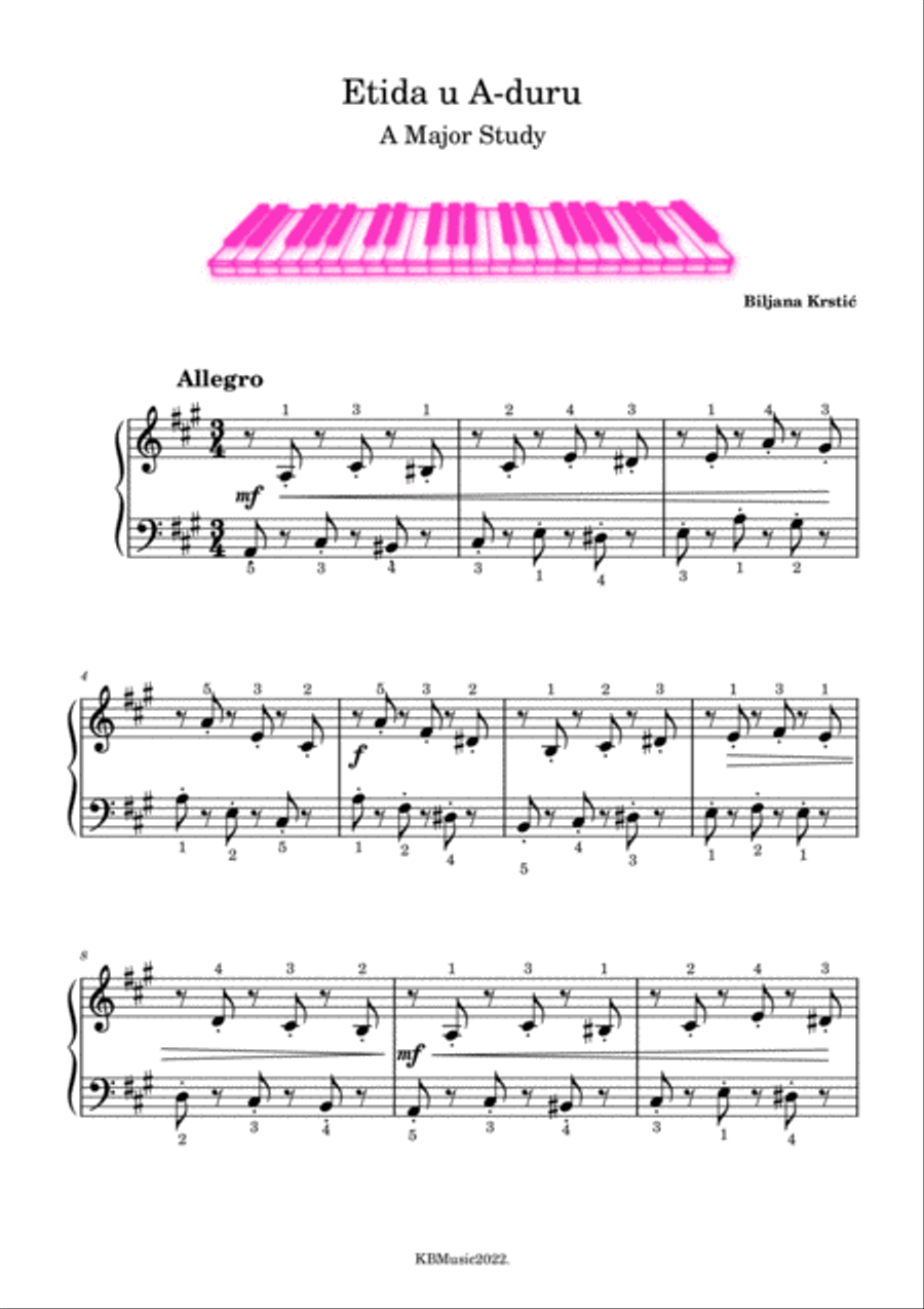 A Major Study A Major Study Part scores gallery preview page 3