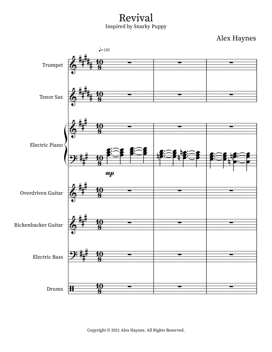 Revival Revival Jazz Ensemble scores gallery preview page 1