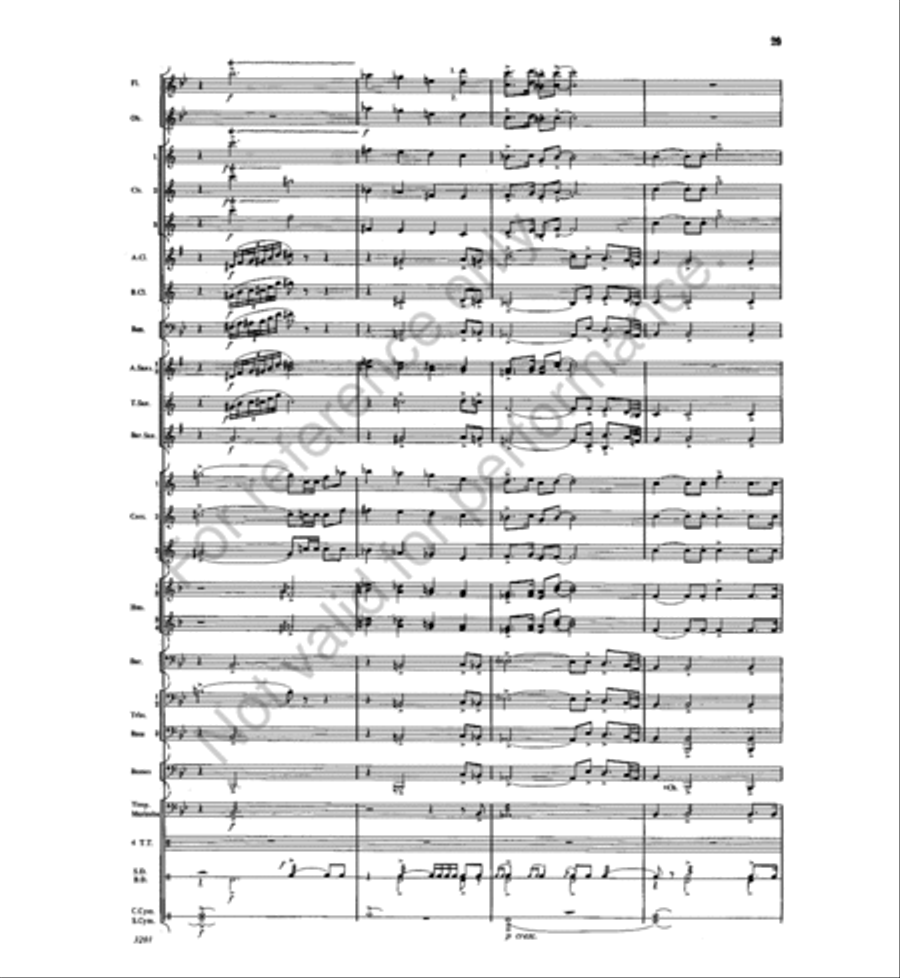 Symphonic Celebration and Dance Concert Band scores gallery preview page 28
