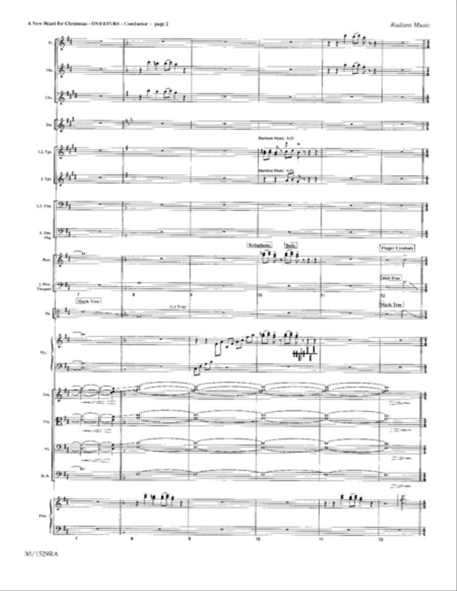 A New Heart for Christmas - Orchestration Choir scores gallery preview page 3