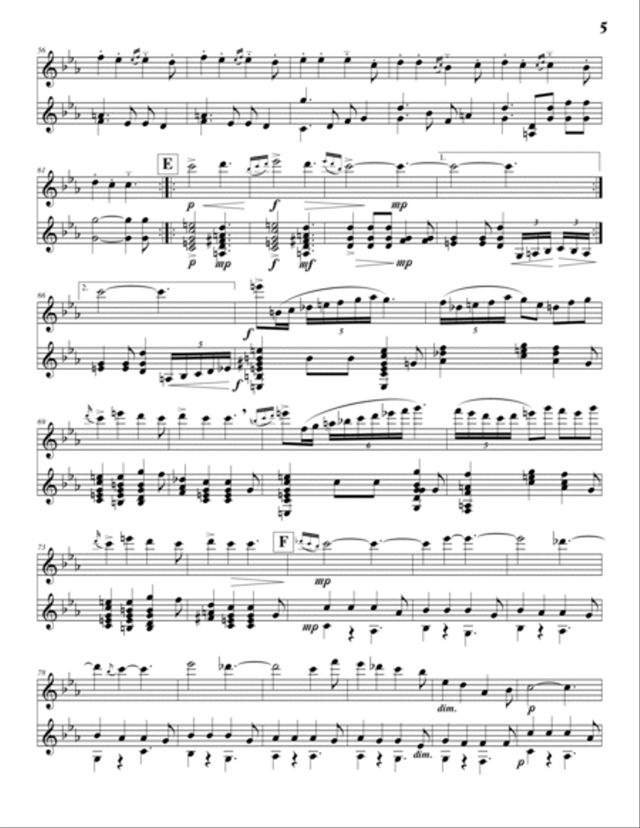Duo on Bulgarian Folksongs Flute scores gallery preview page 5