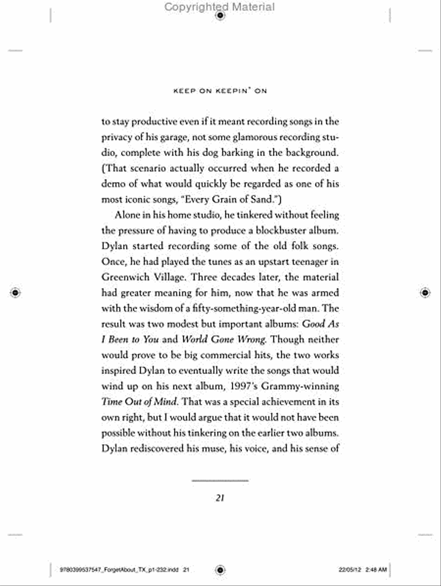 Forget About Today Guitar scores gallery preview page 22